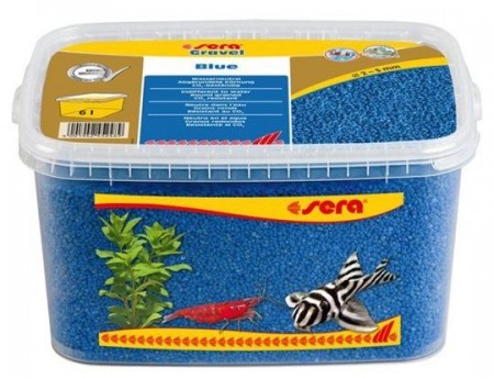 

Грунт для аквариума Gravel Blue (Голубой) d 2-3 мм 6 л