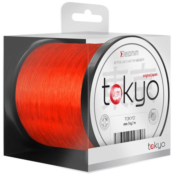 

Леска монофильная Delphin Tokyo 0,33 мм, 1100 м, 8,15 кг, orange, 1 шт.