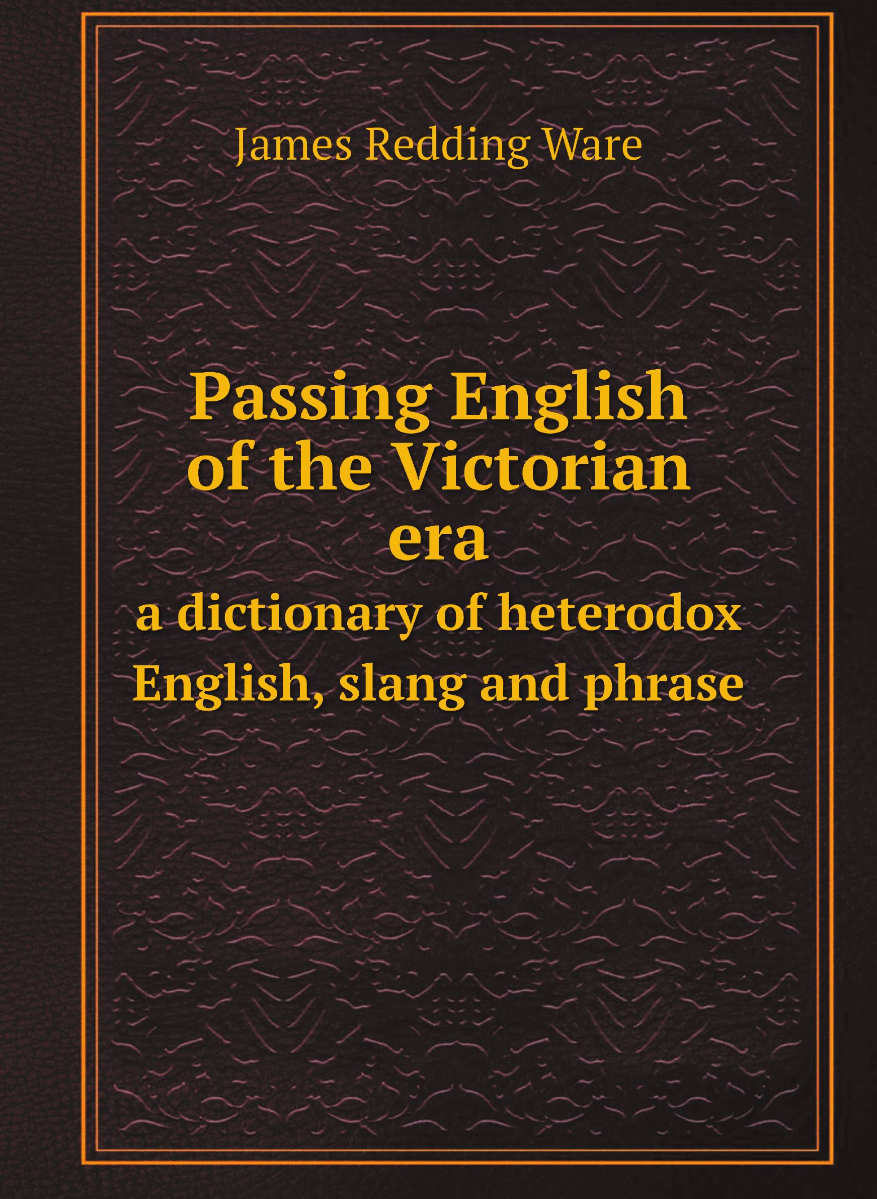 

Passing English of the Victorian era