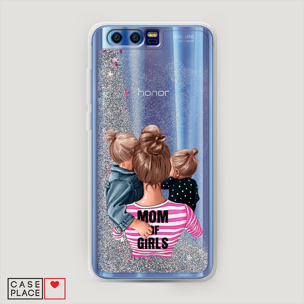 

Чехол Awog на Honor 9 "Mom of Girls", Разноцветный, 62491-1