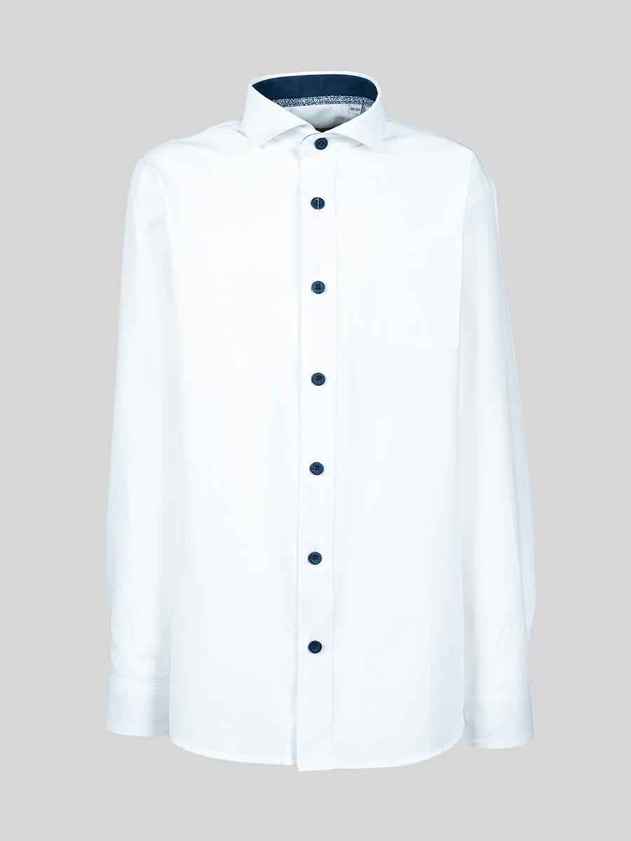 Рубашка детская Imperator Scandy_1/2-П, белый, 164.