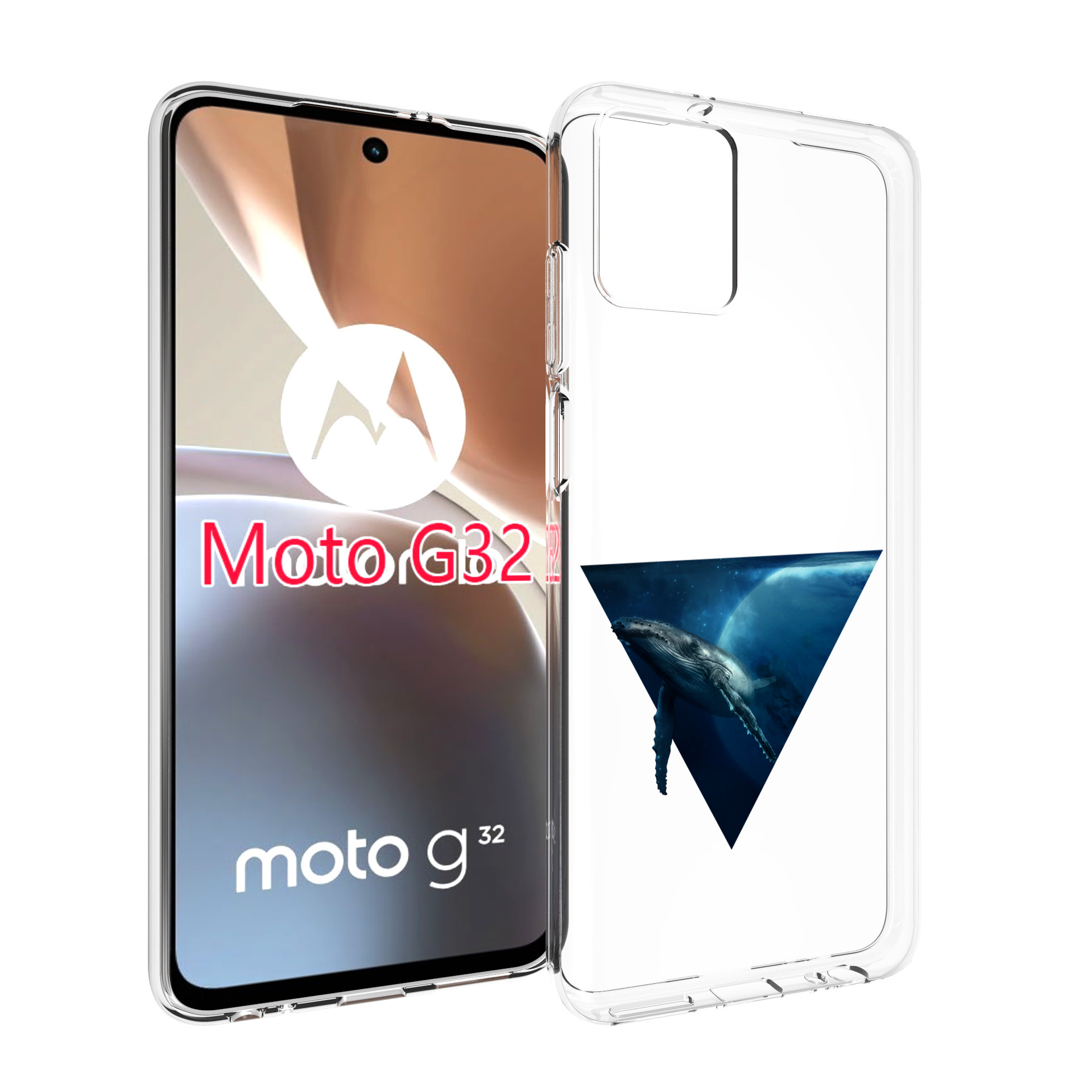 

Чехол MyPads 3D кит для Motorola Moto G32, Прозрачный, Tocco