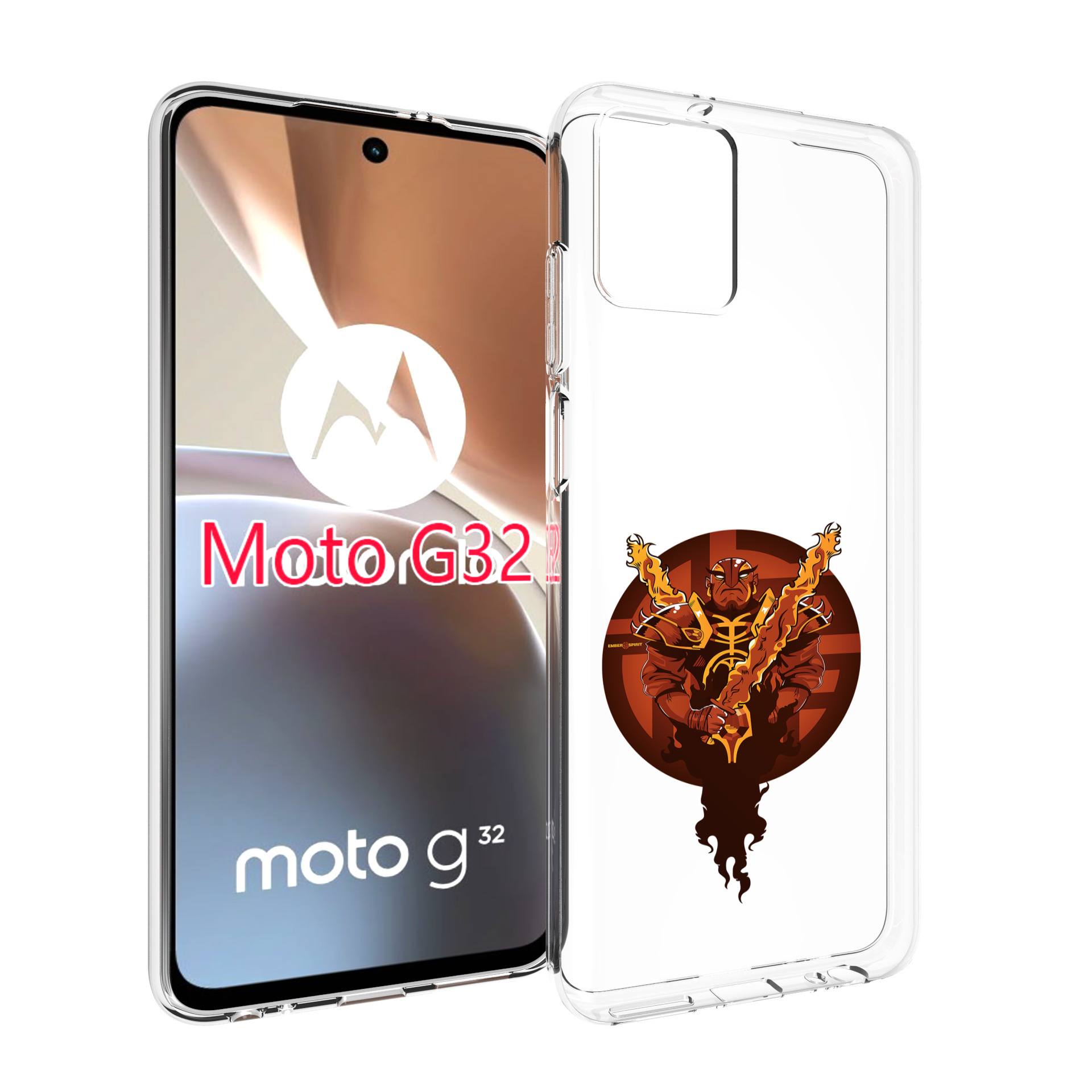 

Чехол MyPads ember spirit для Motorola Moto G32, Прозрачный, Tocco