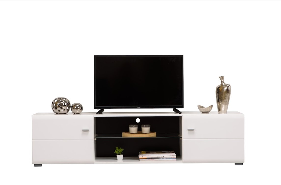 

Тумба под телевизор гостиную, Lazurit Rex 18813, 170,2х41,6х41,4, белый глянцевый, Rex 18813