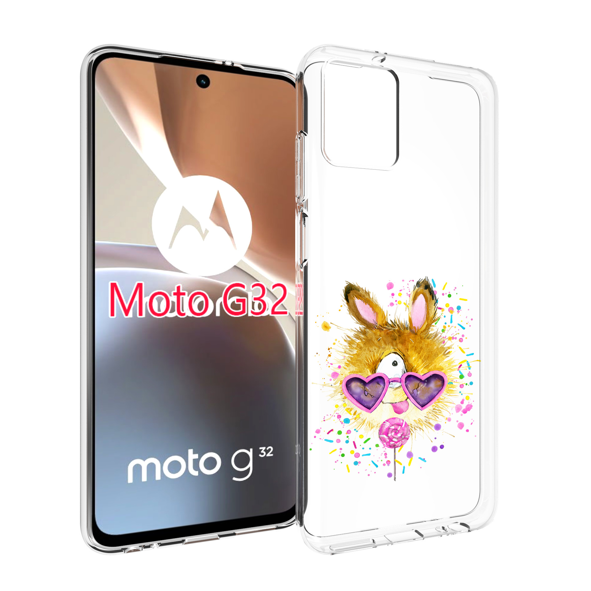 

Чехол MyPads Чупя для Motorola Moto G32, Прозрачный, Tocco