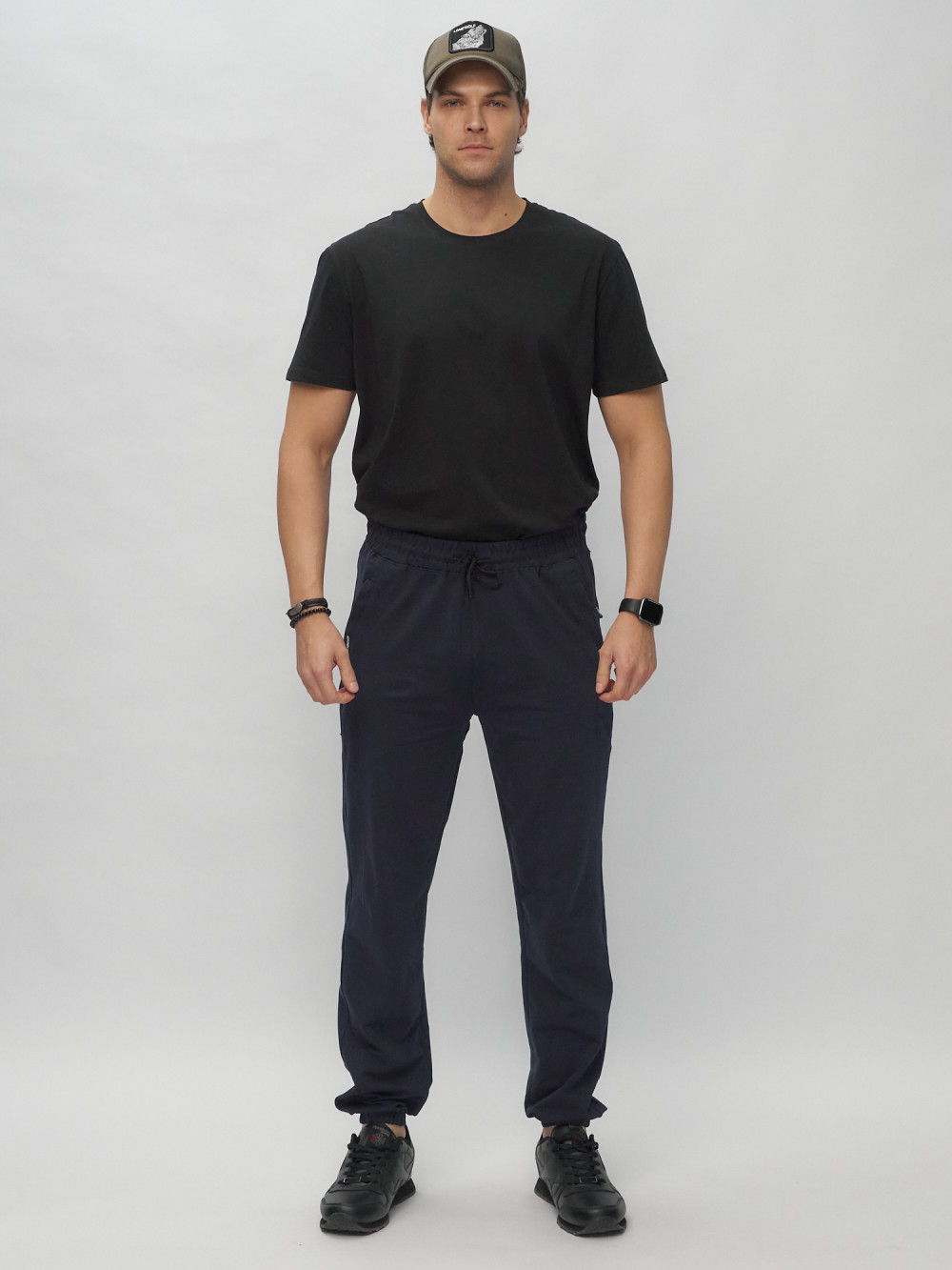 Спортивные брюки мужские MTFORCE 007 синие 54 RU