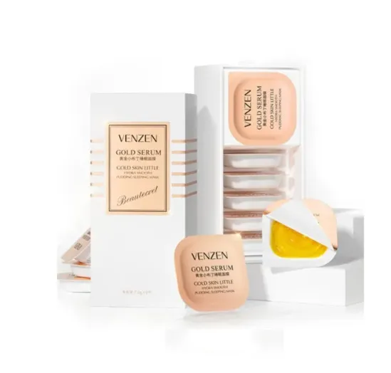 

Набор масок для лица Venzen Gold Serum Gold Skin Little с ниацинамидом 6 ш тх 7,5 г