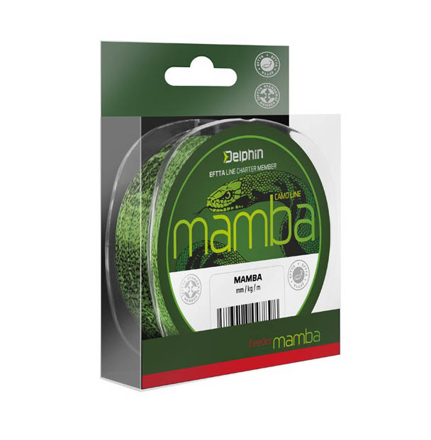 

Леска монофильная Delphin Mamba 0,28 мм, 300 м, 6,07 кг, green, 1 шт.