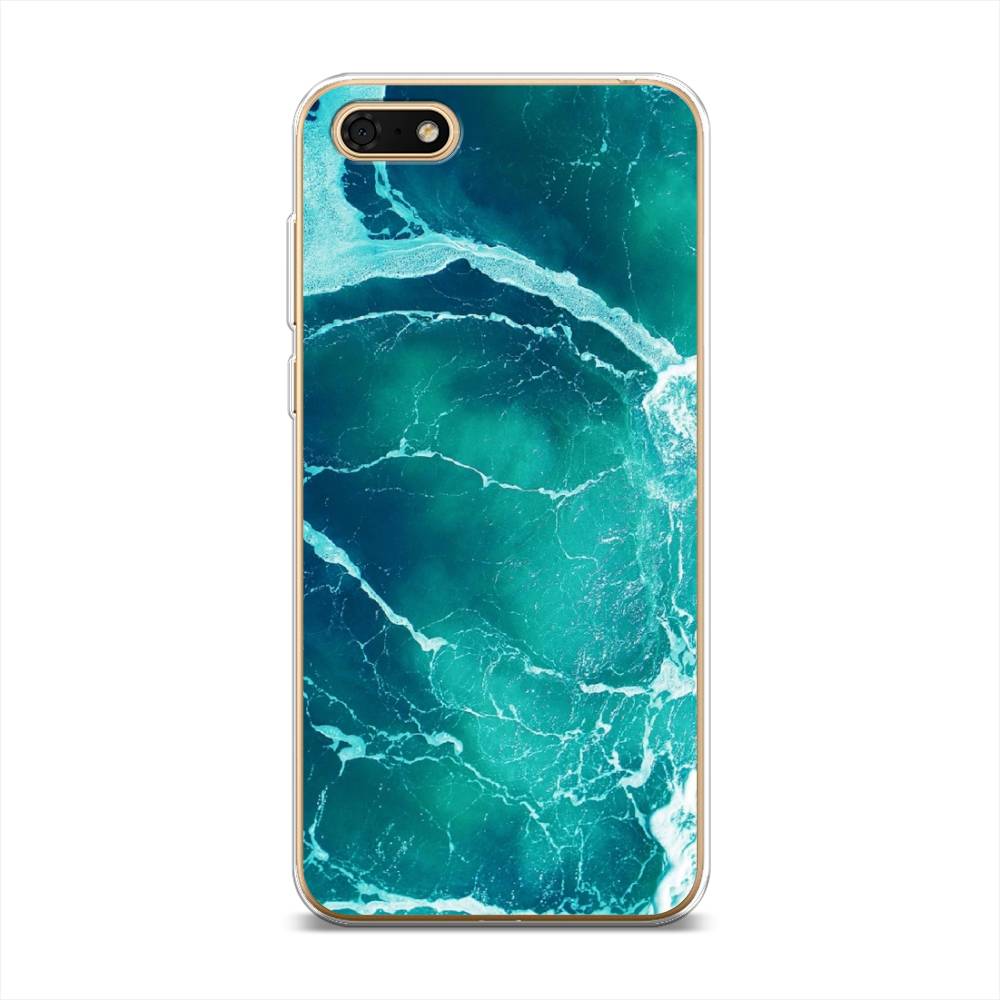 

Чехол Awog на Huawei Y5 Lite (2018) "Изумрудный океан", Разноцветный, 6105950-4