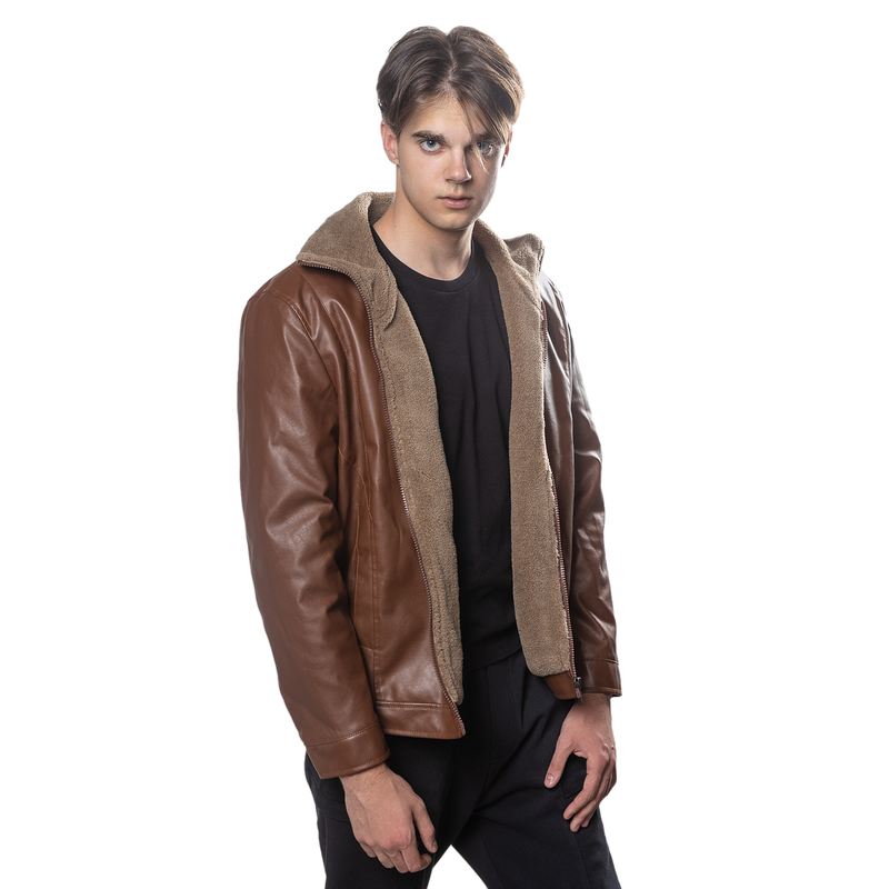 фото Куртка мужская мой мир адмирал коричневая 4xl