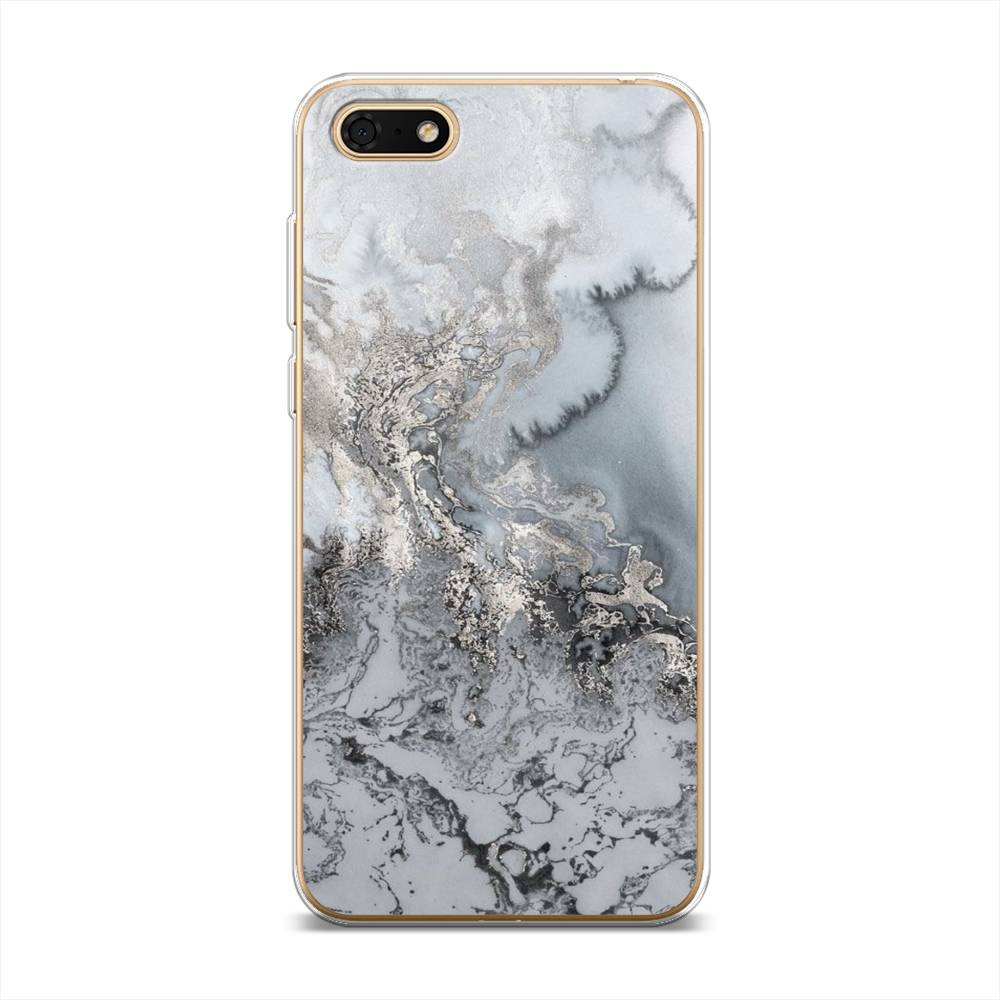 

Чехол Awog на Huawei Y5 Lite (2018) "Морозная лавина серая", Разноцветный, 6105950-3
