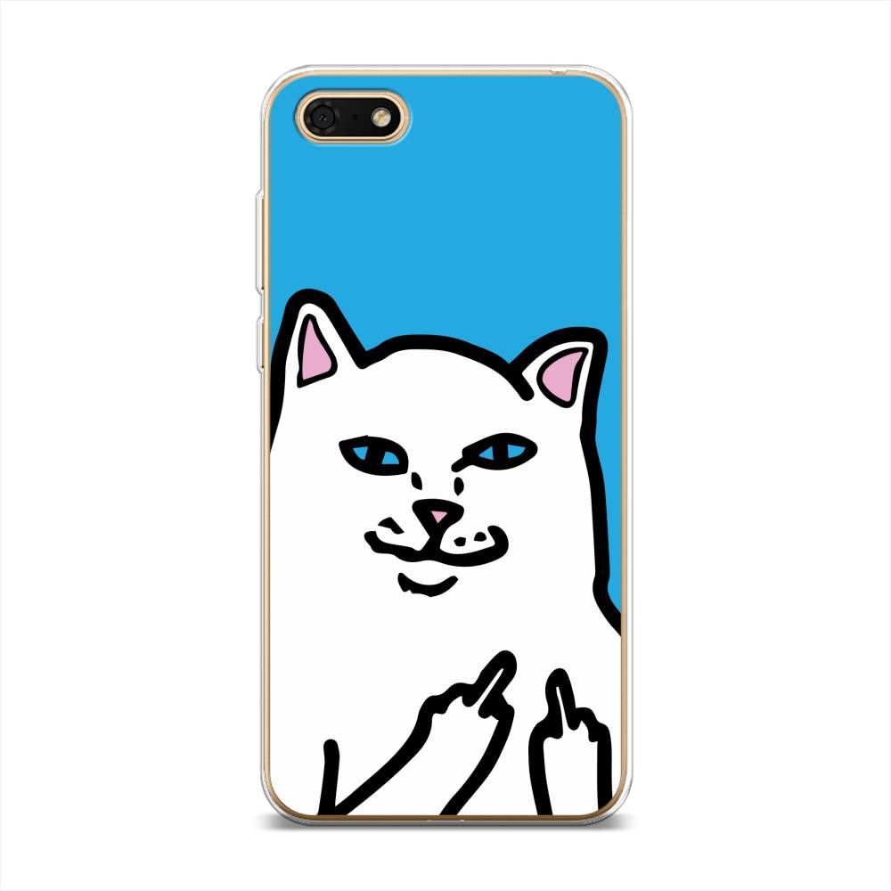 

Чехол Awog на Huawei Y5 Lite (2018) "Кот жесть", Разноцветный, 6105950-9