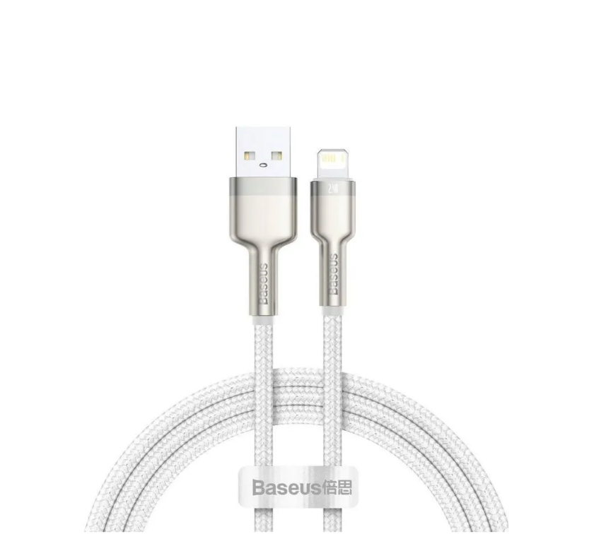 

Кабель lightning - usb Baseus CALJK-B02 2 м белый, CALJK-B02