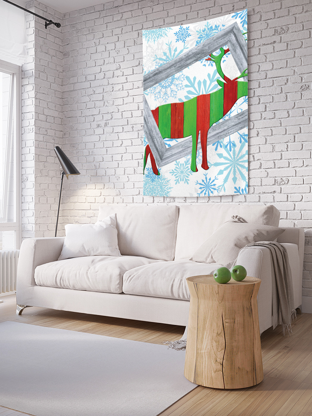 

Вертикальное фотопанно на стену JoyArty Лось с картины 100x150 см, Лось с картины