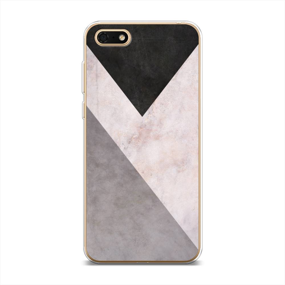 

Чехол Awog на Huawei Y5 Lite (2018) "Геометричный мрамор", Разноцветный, 6105950-3