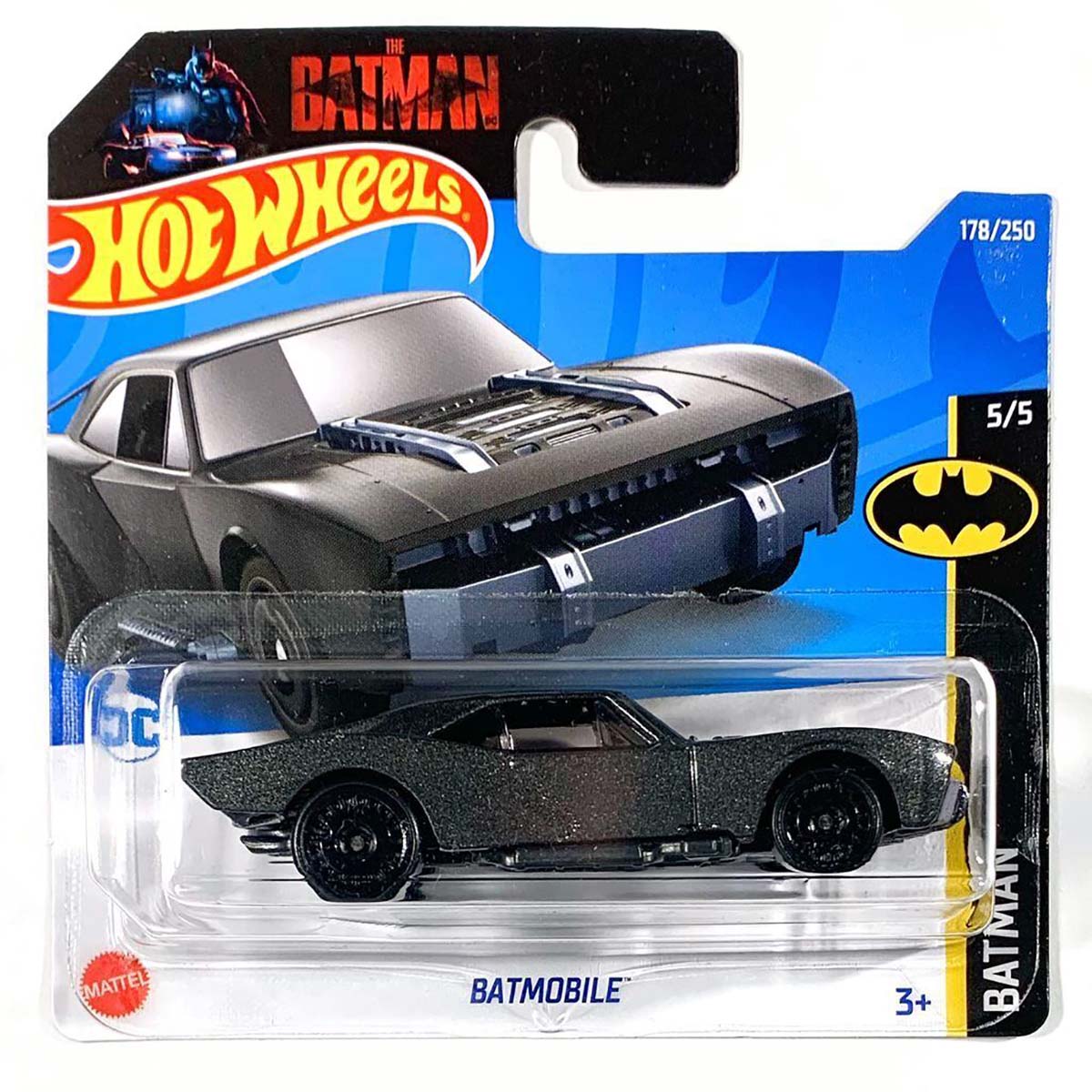 

Базовая машинка Hot Wheels Batmobile, Черная, 5785/HCT65