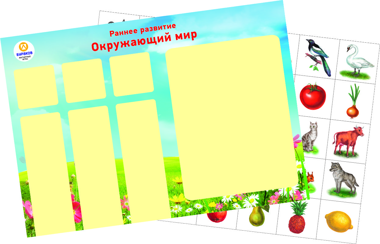 

Магнитная игра Бураков-Пресс Окружающий мир Раннее развитие 12008
