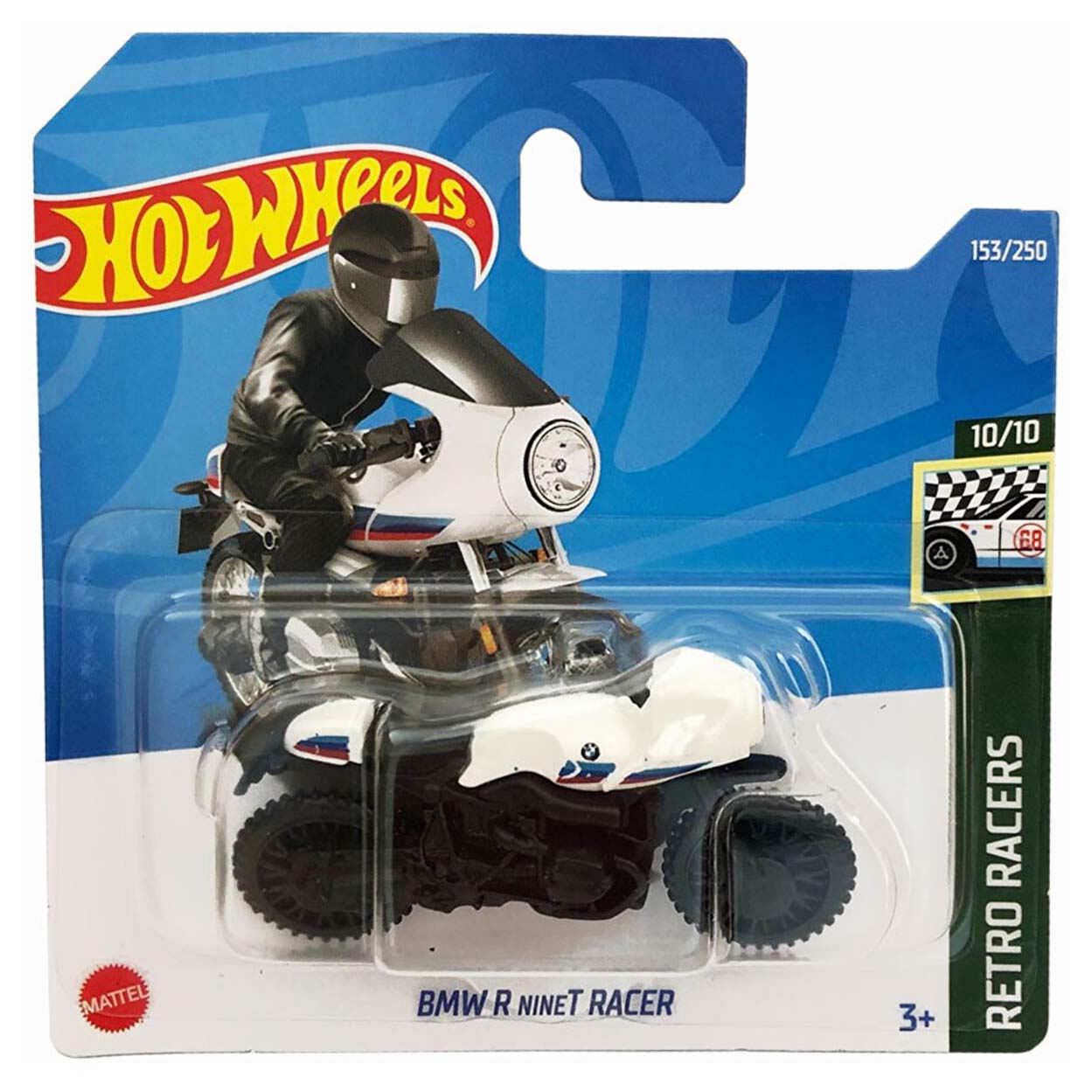 

Базовая машинка Hot Wheels BMW R NINET RACER, белая 5785/HCT47