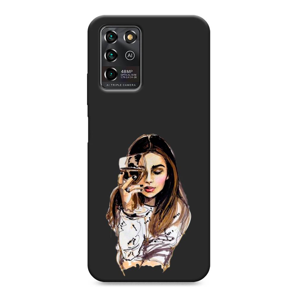 

Чехол Awog на ZTE Blade V30 Vita / ЗТЕ Блэйд V30 Vita "Девушка с бокалом", Разноцветный, 135052-1