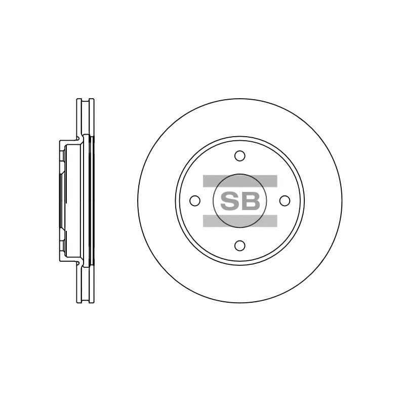 SANGSIN BRAKE Диск тормозной