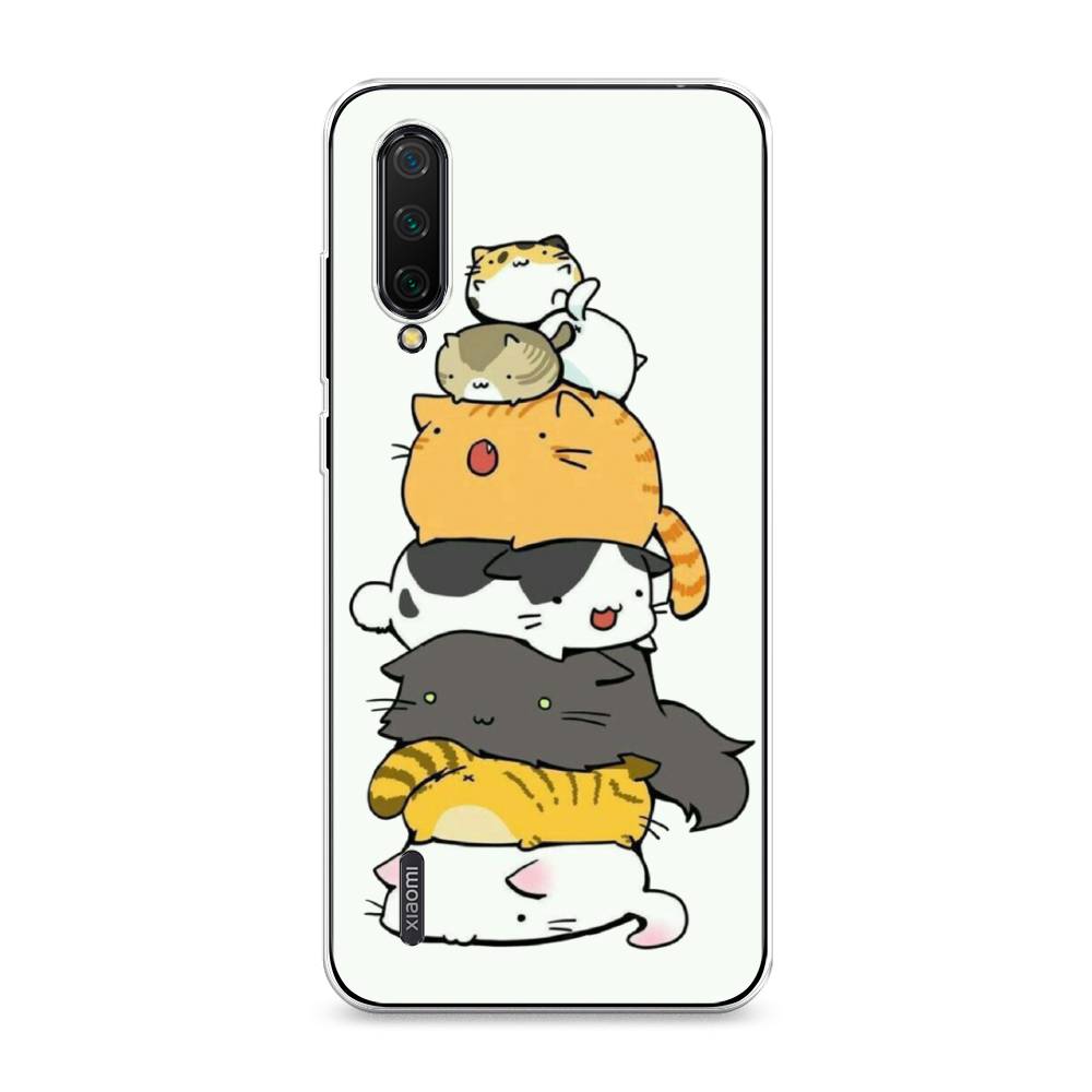

Чехол Awog на Xiaomi Mi CC9/Mi A3 Lite/Mi 9 Lite "Бутерброд из котиков", Разноцветный, 36150-10