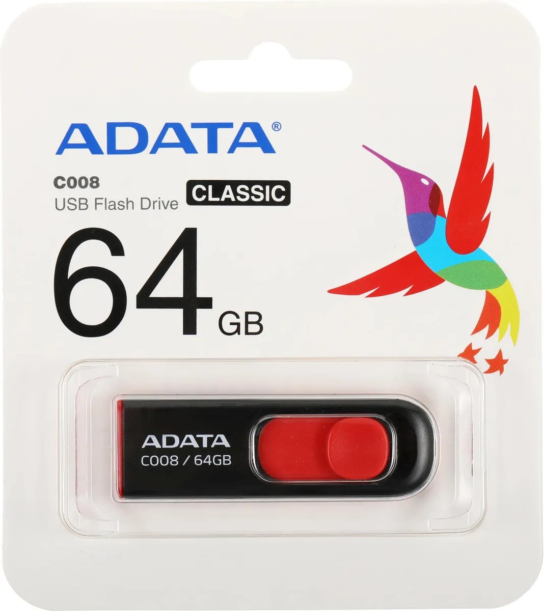 

Флешка USB A-Data Classic C008 64ГБ, USB2.0, красный и черный ac008-64g-rkd, Флешка USB A-Data Classic C008 64ГБ, USB2.0, красный и черный [ac008-64g-rkd]