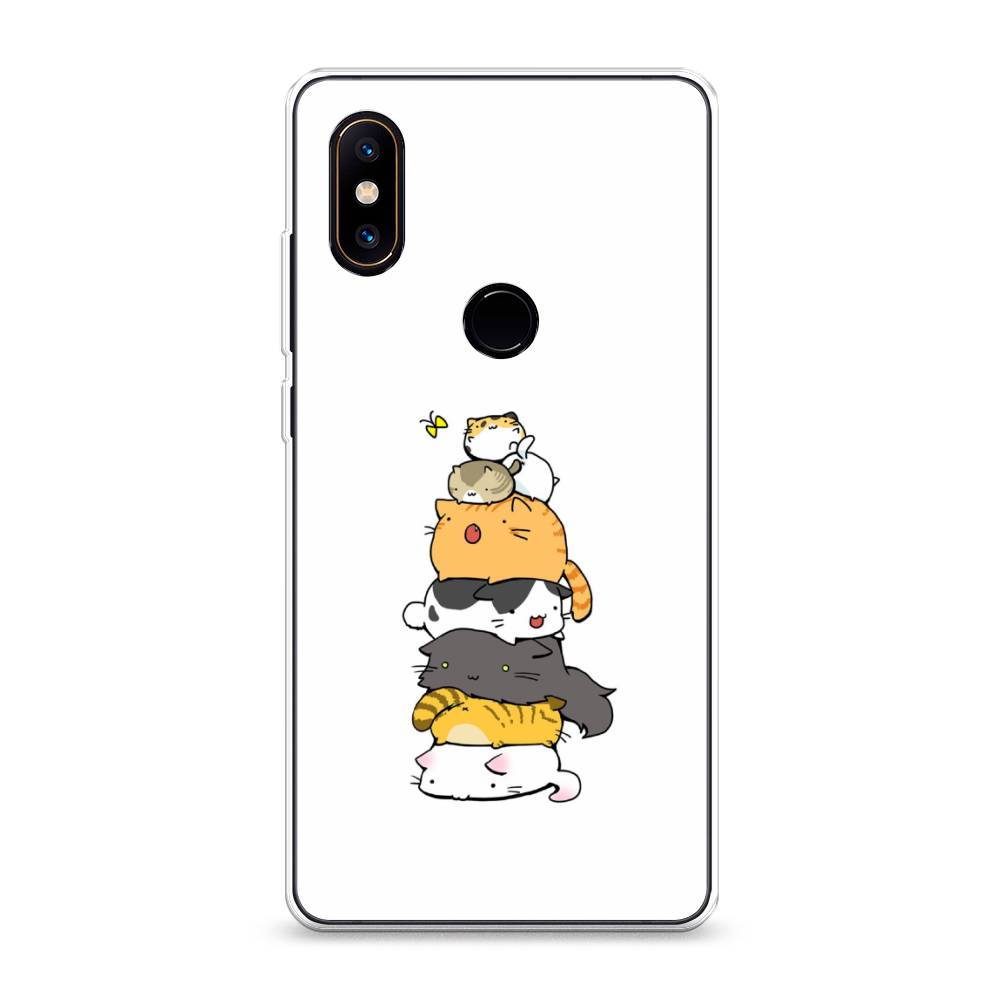 

Чехол Awog на Xiaomi Mi Mix 2S "Бутерброд из котиков", Разноцветный, 33450-10