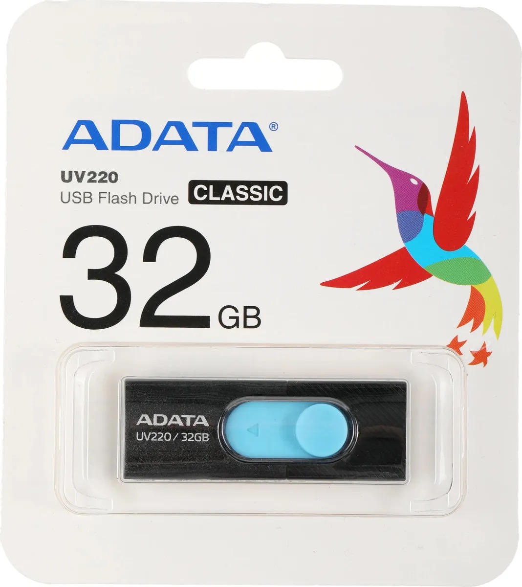 

Флешка USB A-Data UV220 32ГБ, USB2.0, черный и синий auv220-32g-rbkbl, Флешка USB A-Data UV220 32ГБ, USB2.0, черный и синий [auv220-32g-rbkbl]