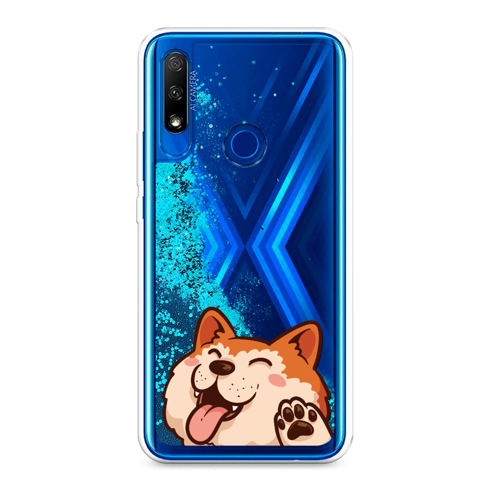 

Чехол Awog на Honor 9X "Акита-ину машет", Разноцветный, 69993-1