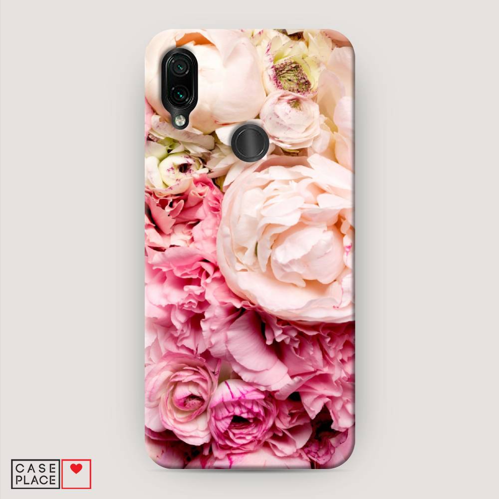 

Пластиковый чехол "Пионы яркие" на Xiaomi Redmi 7, 35020-6