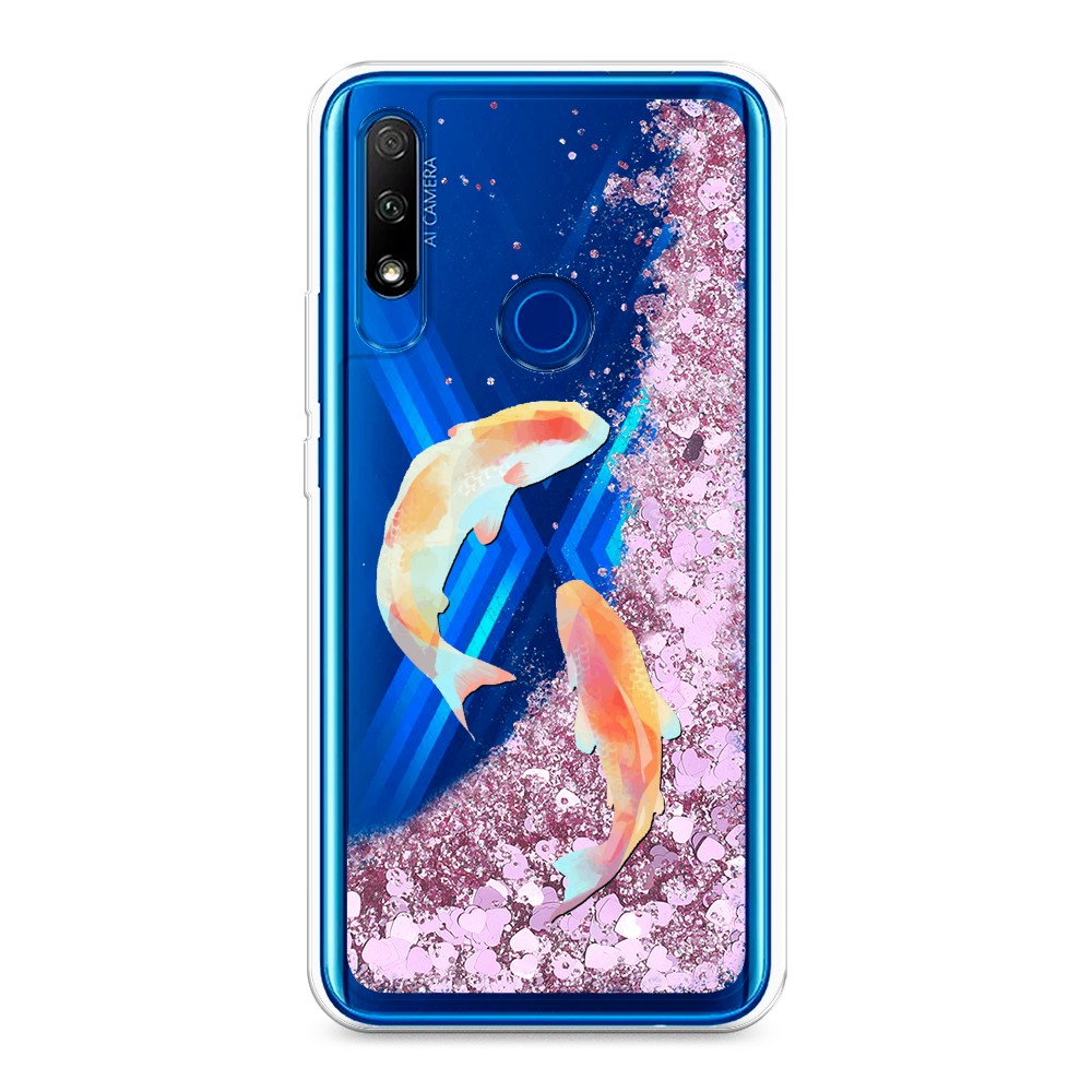 

Чехол Awog "Акварельные карпы" на Honor 9X, 69994-1