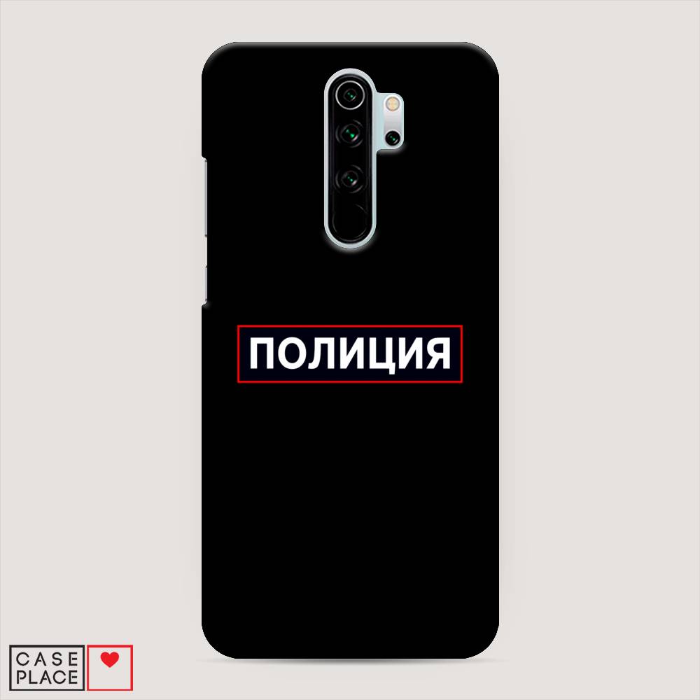 фото Пластиковый чехол "police logo" на xiaomi redmi note 8 pro awog