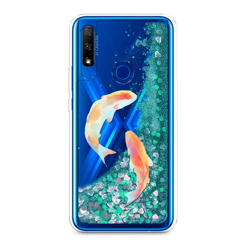 

Чехол Awog "Акварельные карпы" на Honor 9X, 69995-1