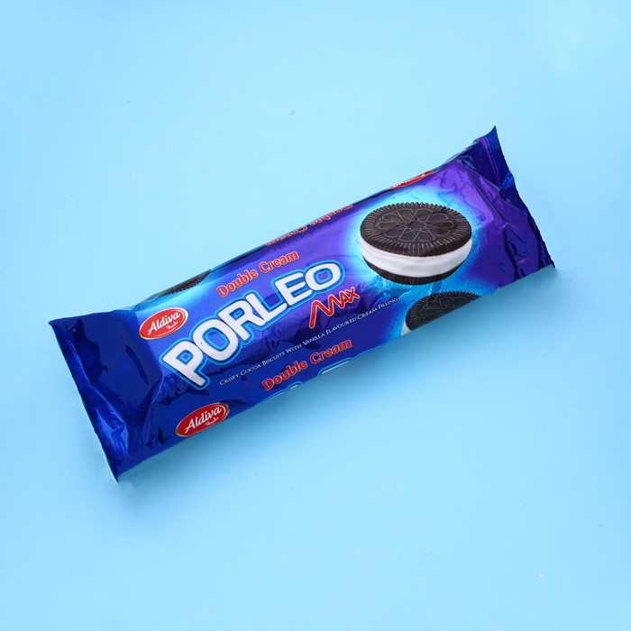 Печенье-сендвич Porleo Max с ванильным кремом, 8 x 35 г