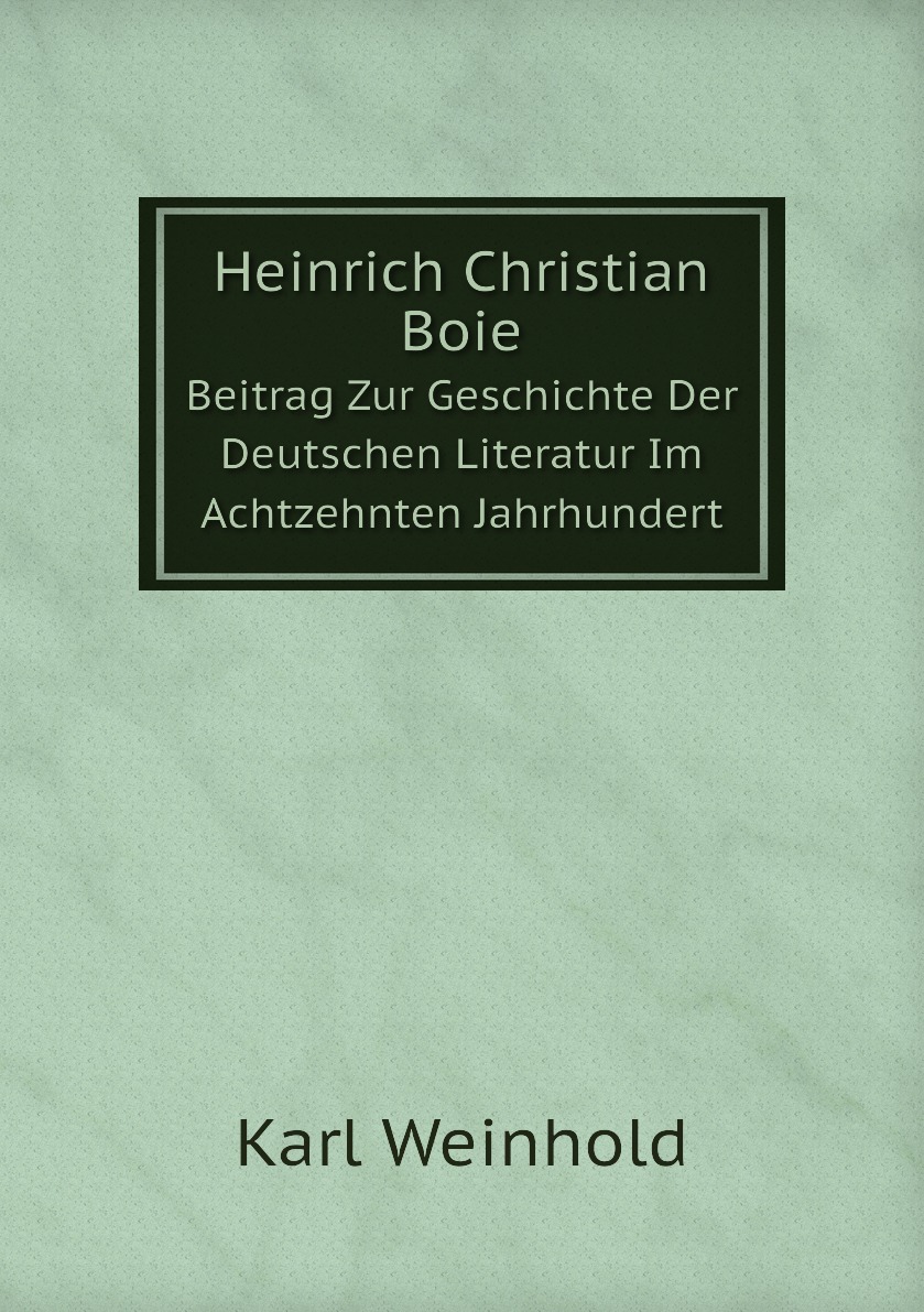 

Heinrich Christian Boie