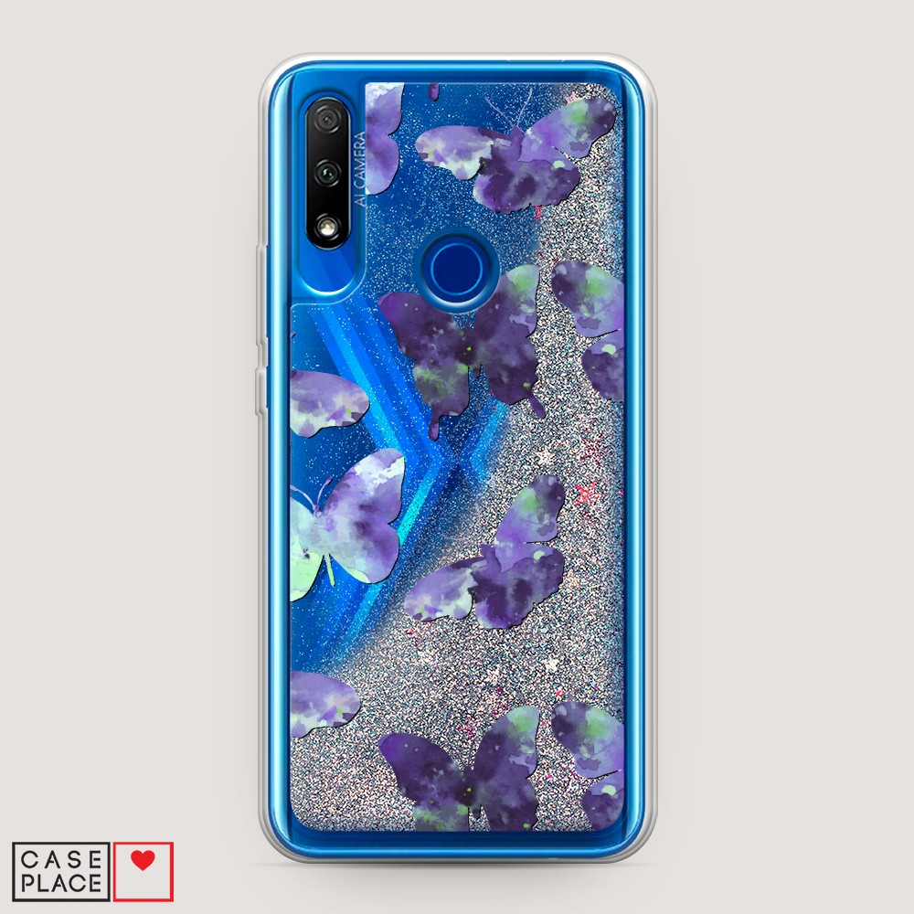 

Чехол Awog на Honor 9X "Бабочки отпечатки", Разноцветный, 69991-1