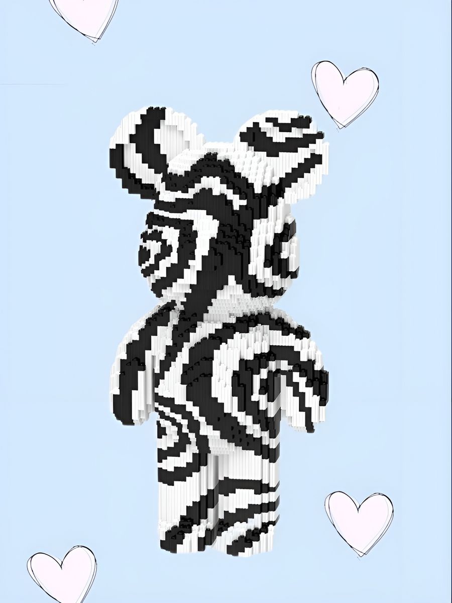 Конструктор 3D Tai-D-X Мишка зебра 4520