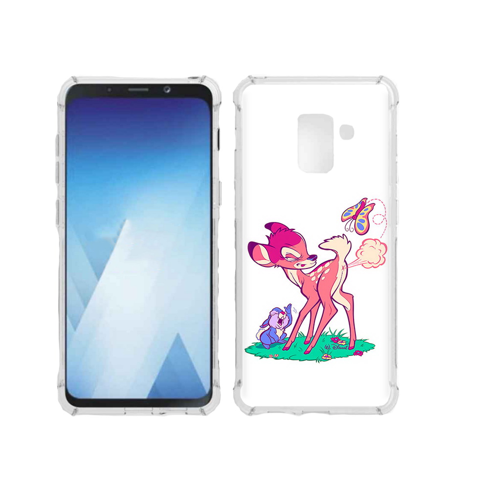 Чехол MyPads Tocco для Samsung Galaxy A5 (2018) смешной олененок (PT95317.573.610)