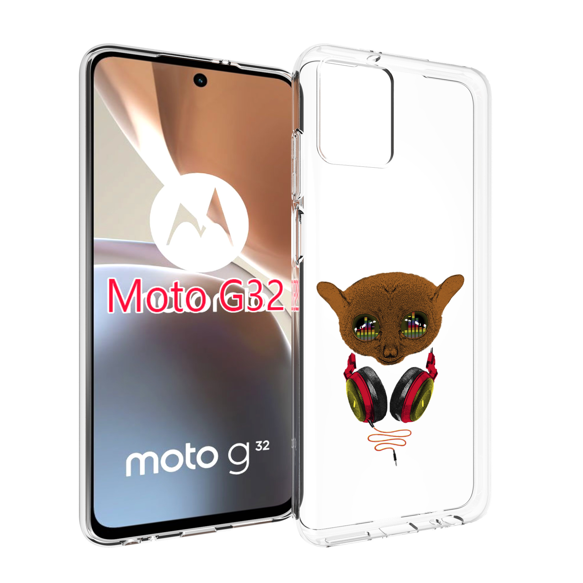 

Чехол MyPads диджей для Motorola Moto G32, Прозрачный, Tocco