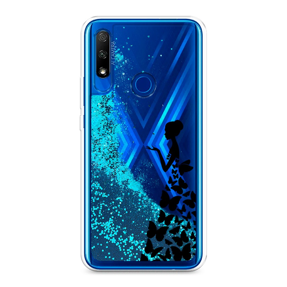 

Чехол Awog на Honor 9X "Дама в бабочках", Разноцветный, 69993-1
