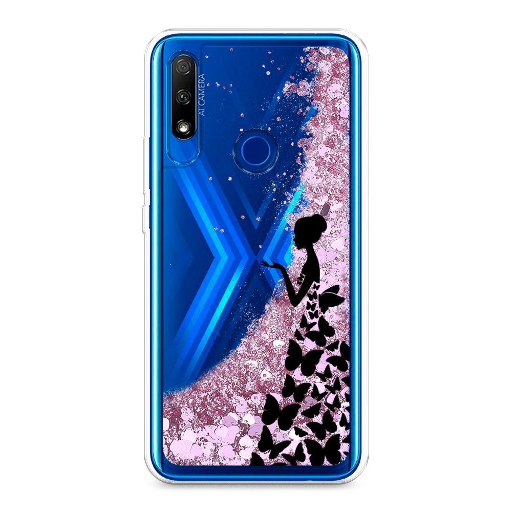 

Чехол Awog "Дама в бабочках" на Honor 9X, 69994-1