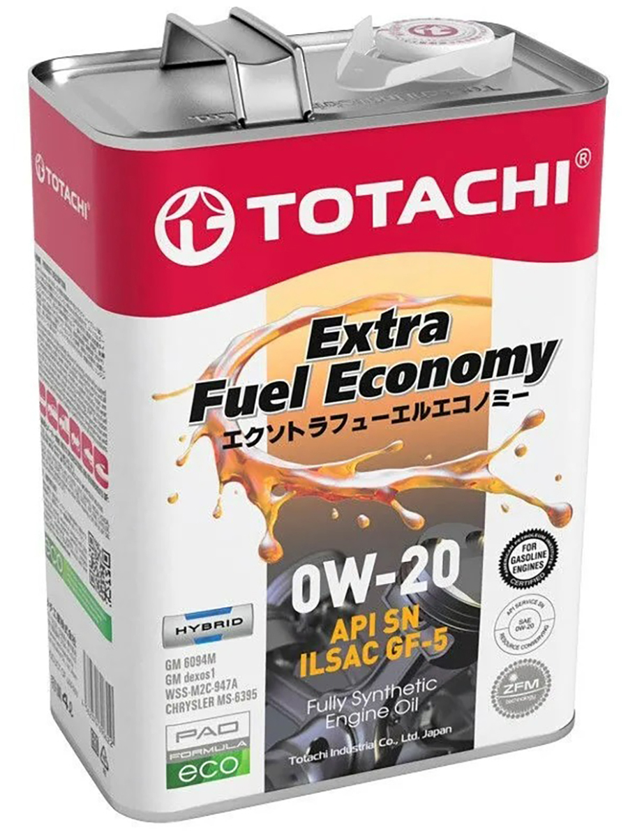 

TOTACHI Totachi Hyper Ecodrive 0w20 (4l)_масло Моторн.! Синт Api Sp, Ilsac Gf-6a, Ford Wws