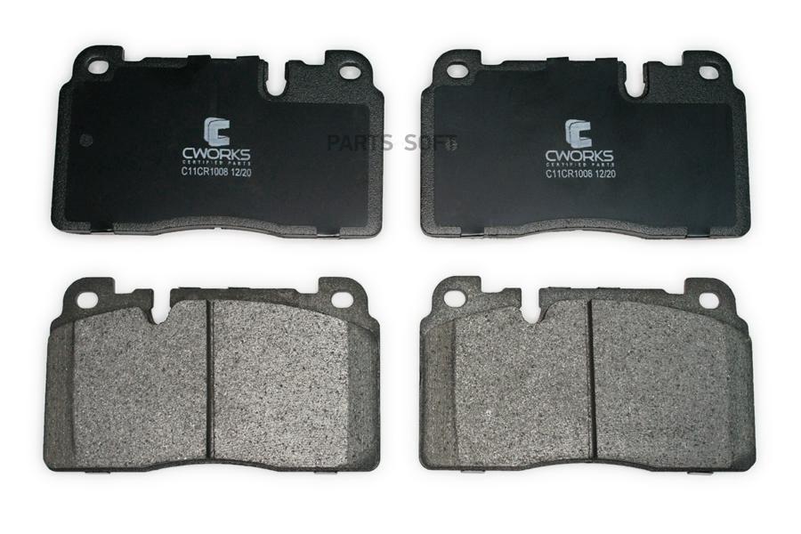 

Тормозные колодки CWORKS передние Low Metallic C11CR1008