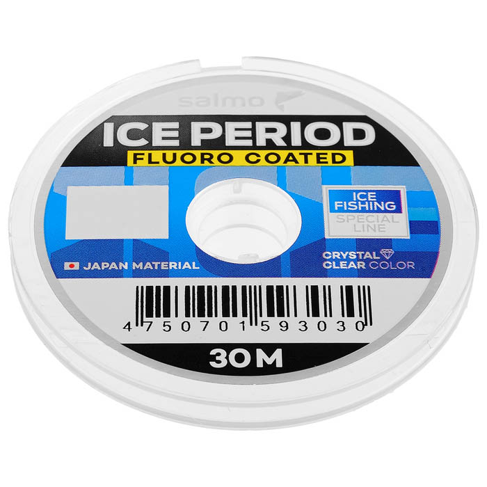 

Леска монофильная Salmo Ice Period Fluoro Coated 0,22 мм, 30 м, 4 кг, clear, 1 шт.