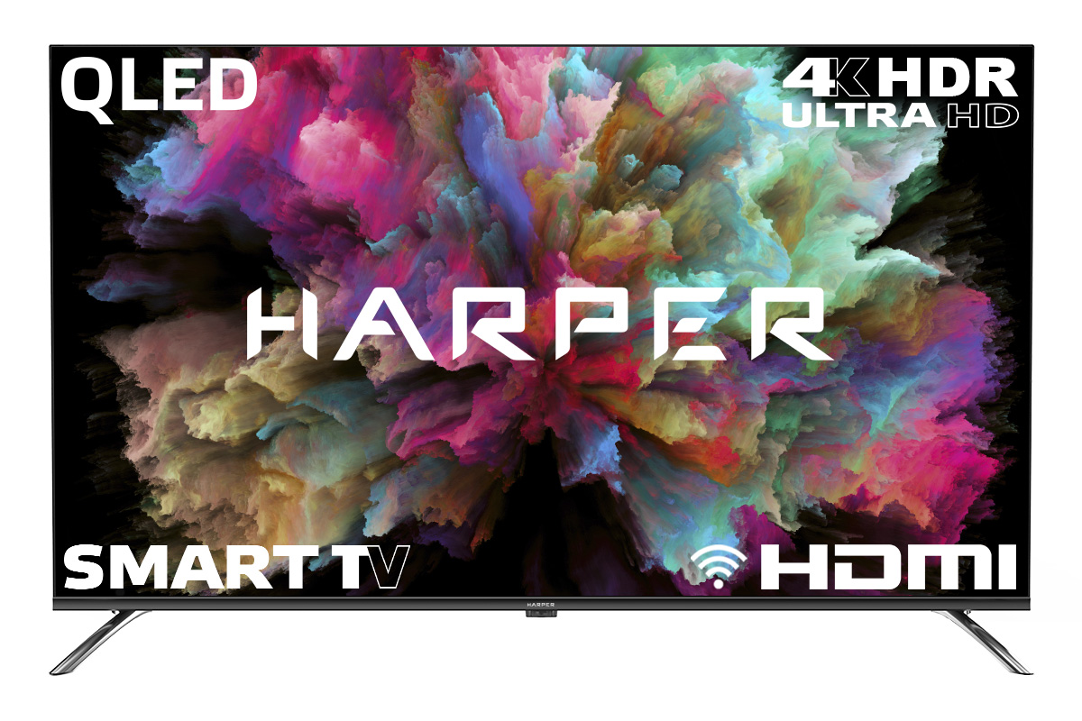 Телевизор Harper 50Q850TS, 50"(127 см), UHD 4K