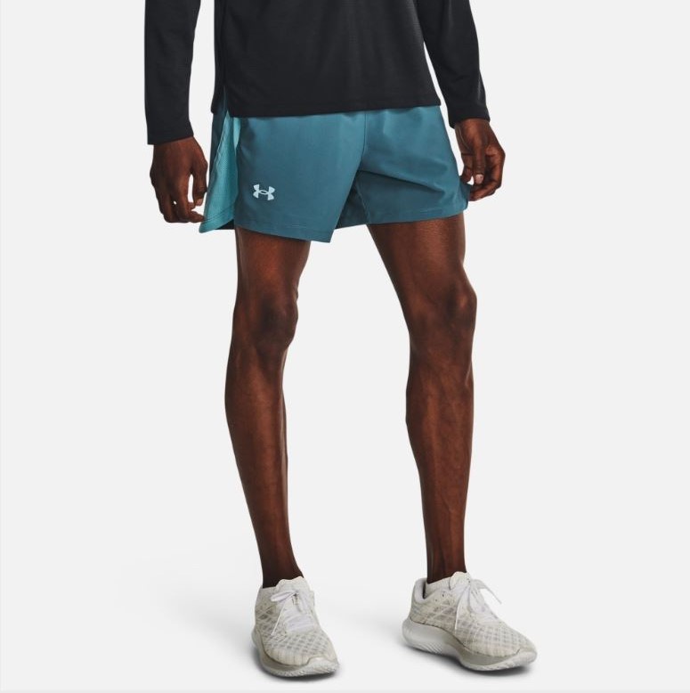 

Спортивные шорты мужские Under Armour Launch Run 5'' Shorts бирюзовые S, Бирюзовый, Launch Run 5'' Shorts