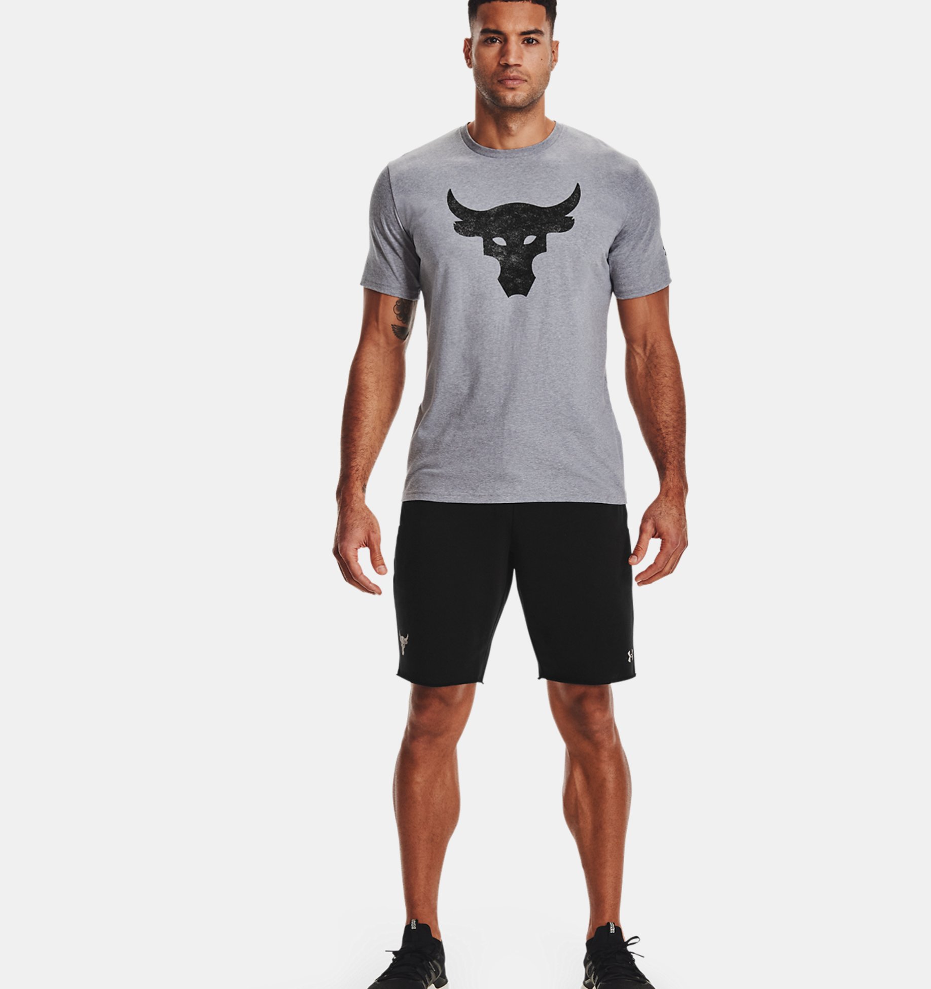 Спортивные шорты мужские Under Armour Project Rock Terry Shorts 1361751-001 черные S