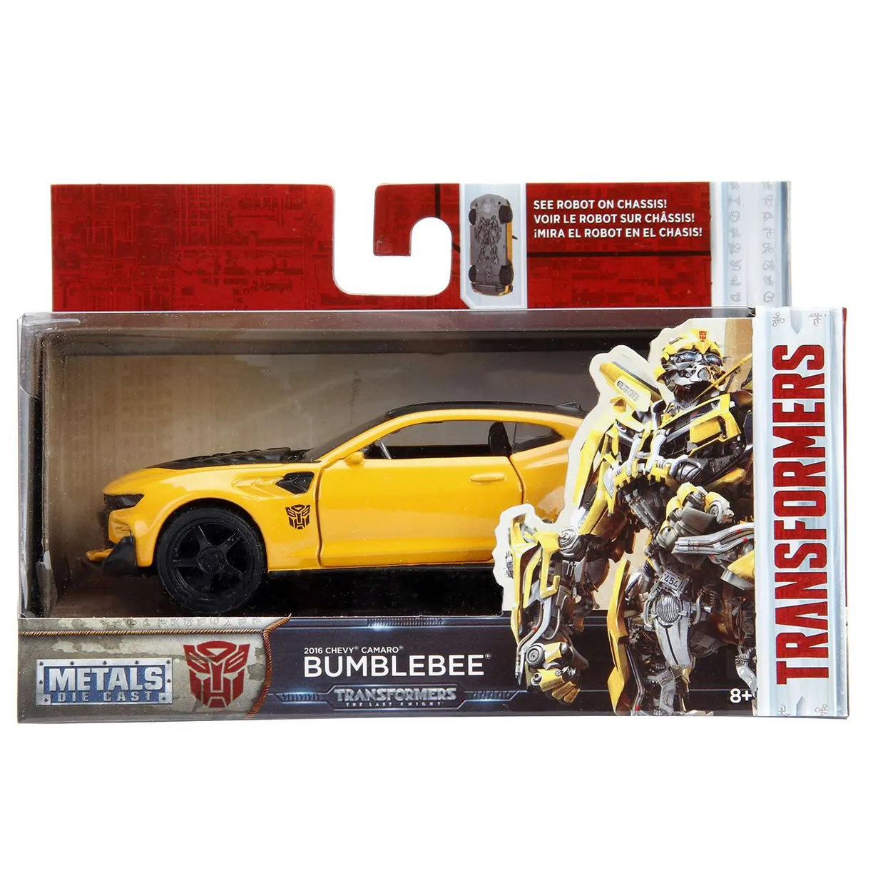 Машинка Jada Toys Hollywood Rides 1 : 32 Transformers 2016 Chevrolet Camaro Bumblebee