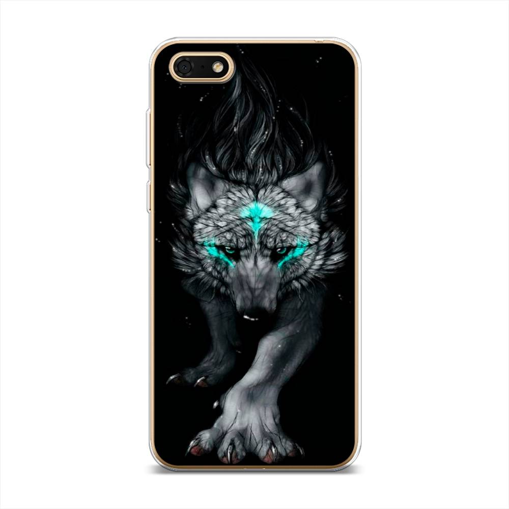 

Чехол Awog на Huawei Y5 Lite (2018) "Волшебный волк", Разноцветный, 6105950-2