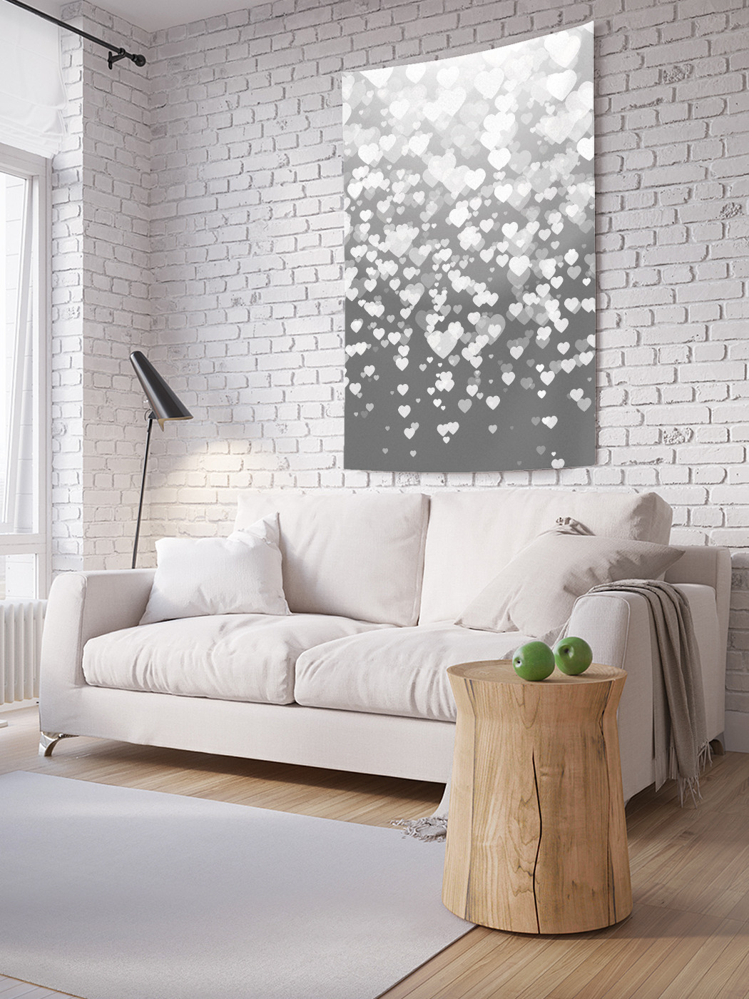 

Вертикальное фотопанно на стену JoyArty Дым любви 100x150 см, Дым любви